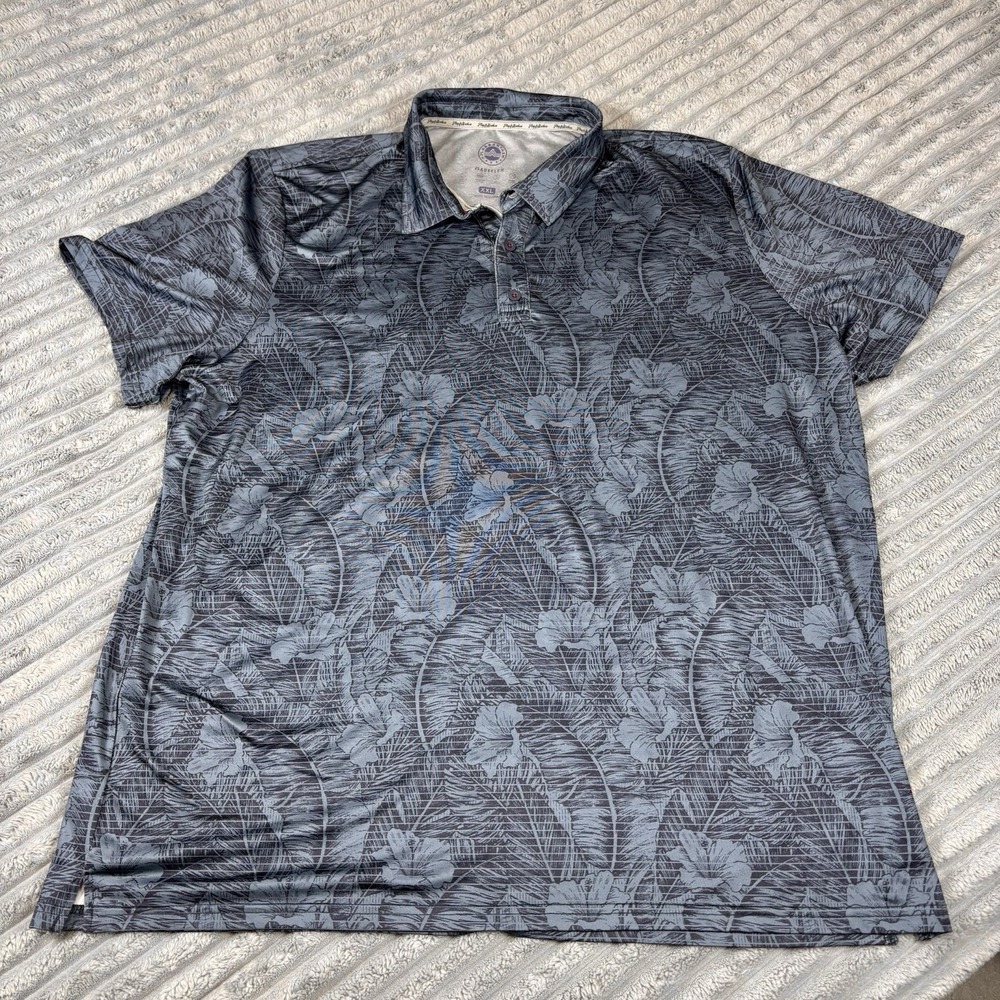 Flag Flag‎ & Anthem Montauk Botanical Performance UPF Floral Polo size 2XL